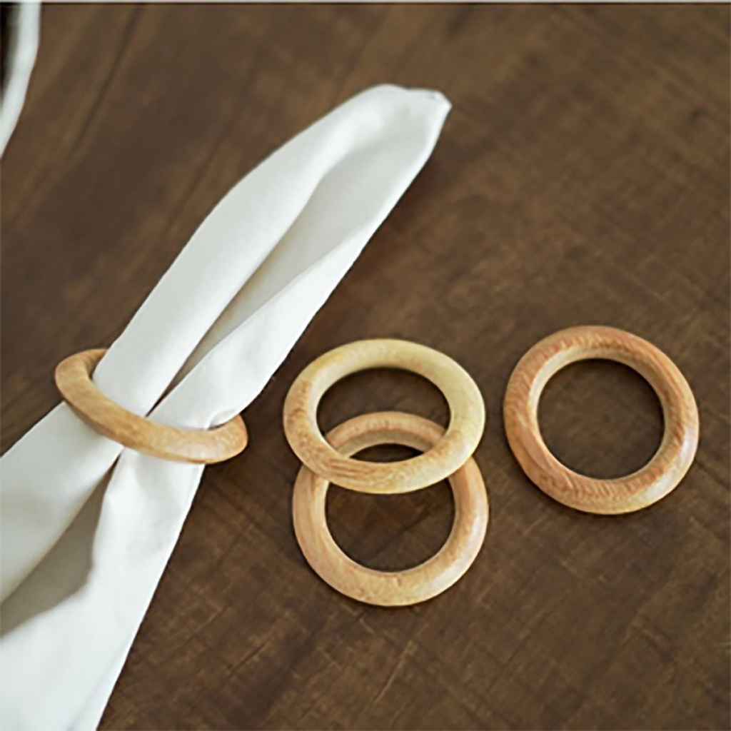 Porta Guardanapo Argolas de Madeira Anéis para Guardanapos Mesa Posta 4,5cm em Oferta na Shopee