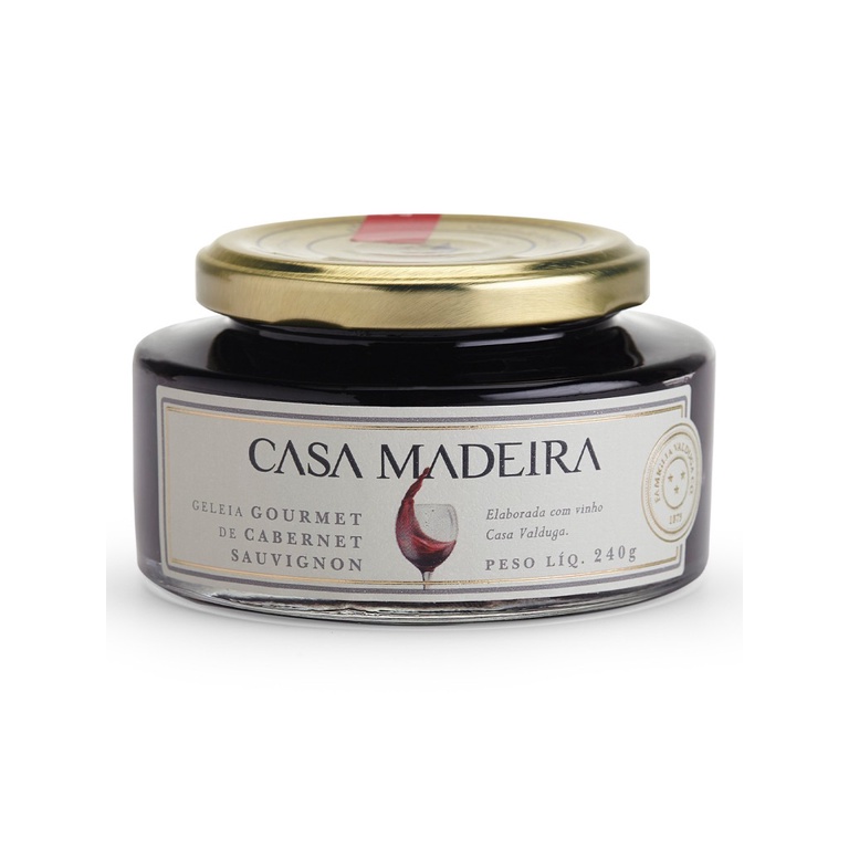GELEIA GOURMET CASA MADEIRA UVA CABERNET SAUVIGNON 240G em Oferta na Shopee
