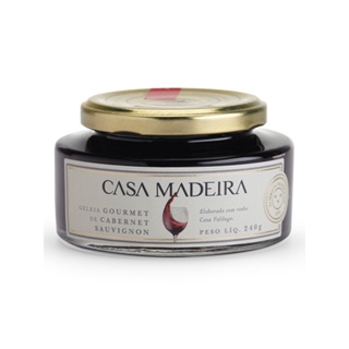 GELEIA GOURMET CASA MADEIRA UVA CABERNET SAUVIGNON 240G em Oferta na Shopee
