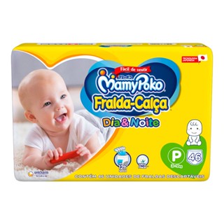 Fralda Calça MamyPoko Dia e Noite Tamanho P 46 Fraldas Descartáveis