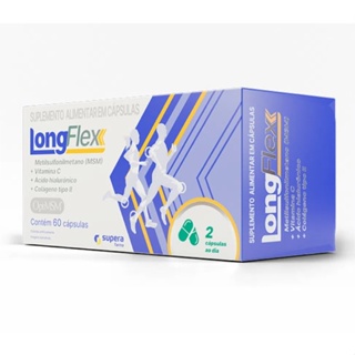 Suplemento Alimentar LongFlex Supera 60 Capsulas em Oferta na Shopee