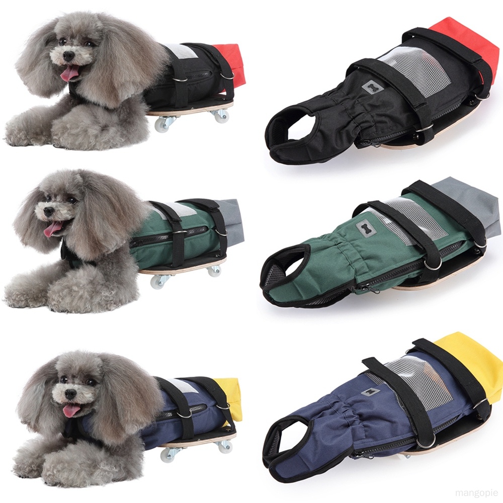 Cadeira De Rodas Para Cães Ajuda A Proteger O Peito E Os Membros Do Animal De Estimação Confortável Resistente Ao Desgaste S-L Saco De Arrasto Paralisados