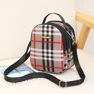 Crazy Bag Bolsa de ombro crossbody mini bolsa pequena bolsa mãe de meia-idade bolsa para celular moda feminina casual xadrez bolsa de pano feminina