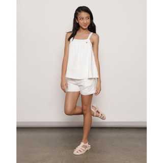 Short Juvenil Feminino Laise Off White