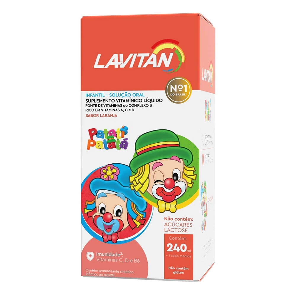 Lavitan Kids Laranja 240ml - Mom & Baby