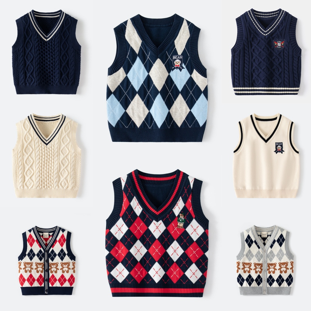Roupas infantis colete camisola meninos colete infantil primavera outono roupas infantis moda Casual na moda verificado 