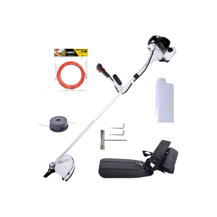 Roçadeira Gasolina 42,7cc Tbc43h Toyama + Kit Rolo Fio de  Nylon