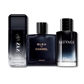 Kit 3 Perfumes Importados Masculinos Premium Alta Qualidade - Envio Imediato bleu/vip B/salvage