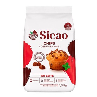 Cobertura Sicao Chips 1,01kg Ao Leite