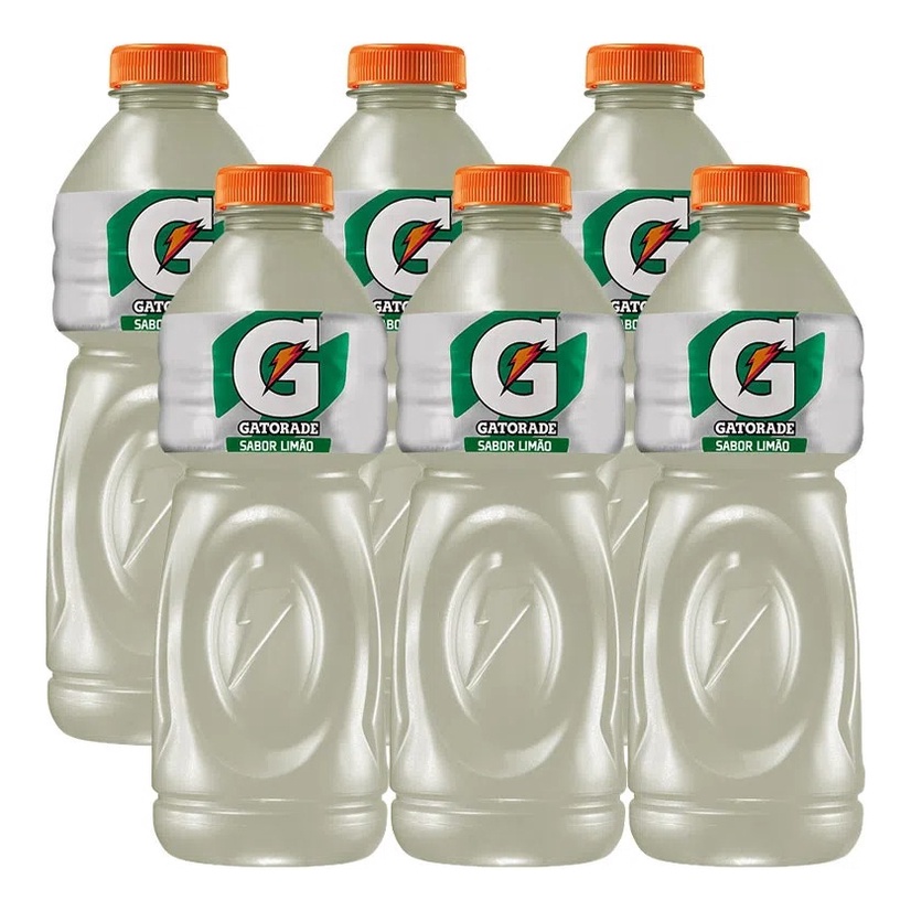 Kit 6 Isotônico Gatorade Sabor Limão 500ml