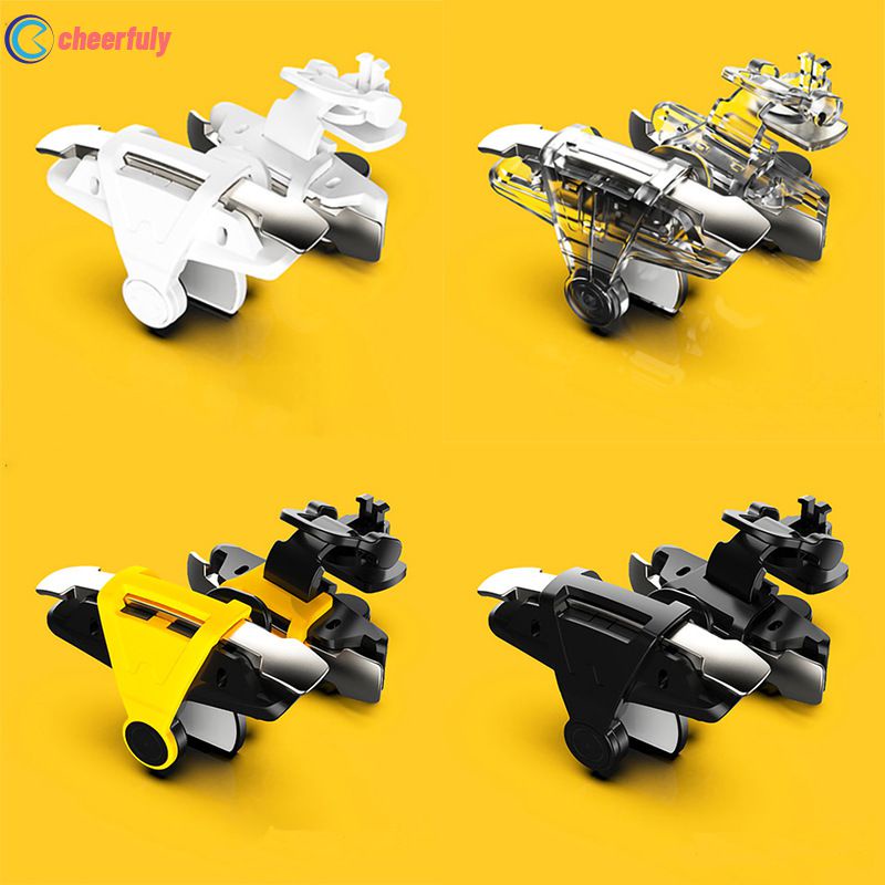 Universal Game Pad Accesorios Mobile Game Controller Para IPhone Xiaomi Samsung Huawei Smart Phone Universal Game Pad Accesorios Fire Aim Button Para Pubg Gamers Gift Alegremente