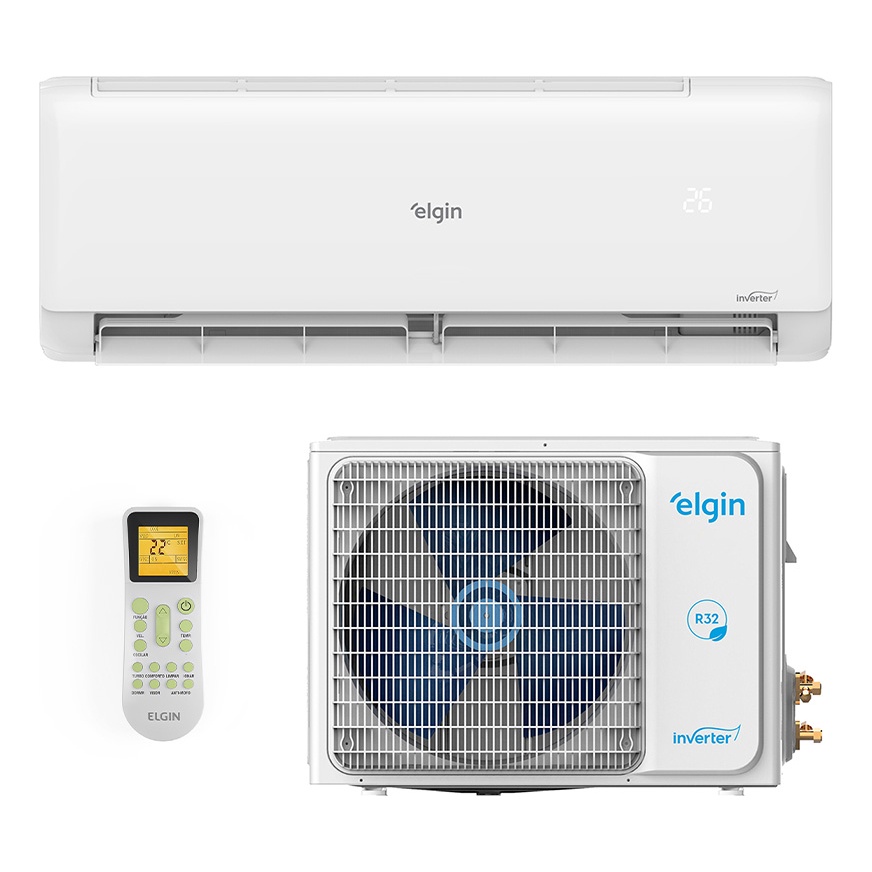 Ar Cond Split Hw Eco Inverter Wifi Elgin 12000 Btu Frio 220v