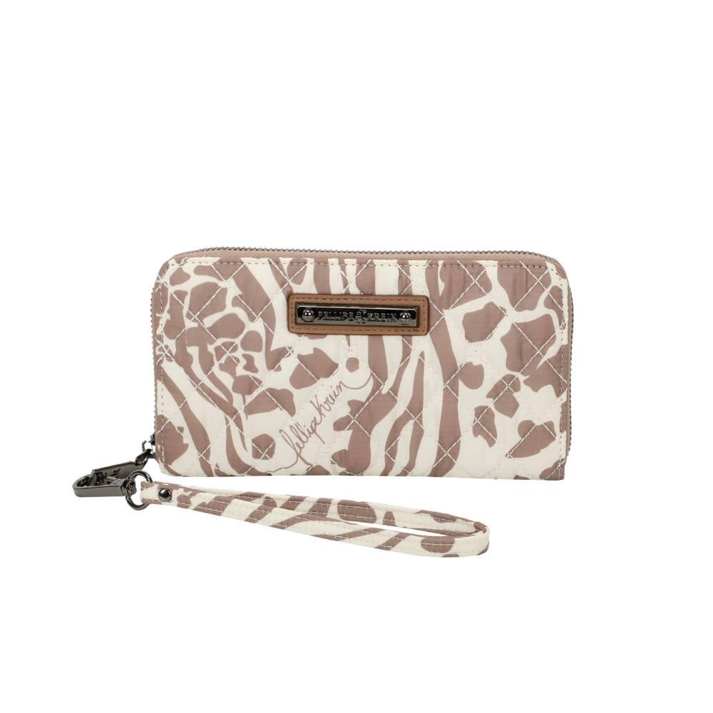 Carteira Ziper Grande Fellipe Krein Ss23 Fk654 - Nude em Oferta na Shopee