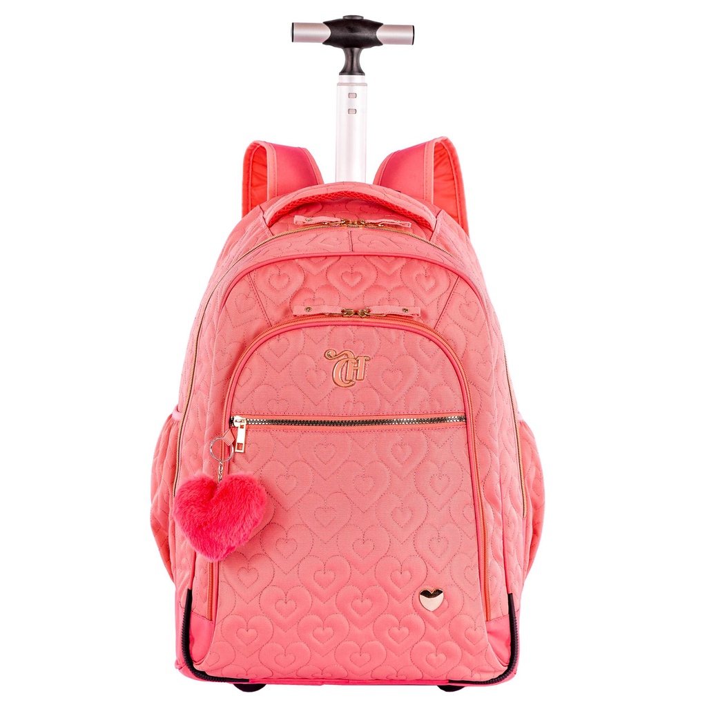Mochila Carrinho Grande Capricho Crush - Pêssego