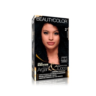 Tintura Beauty Color Kit 2.11 Preto Azulado em Oferta na Shopee