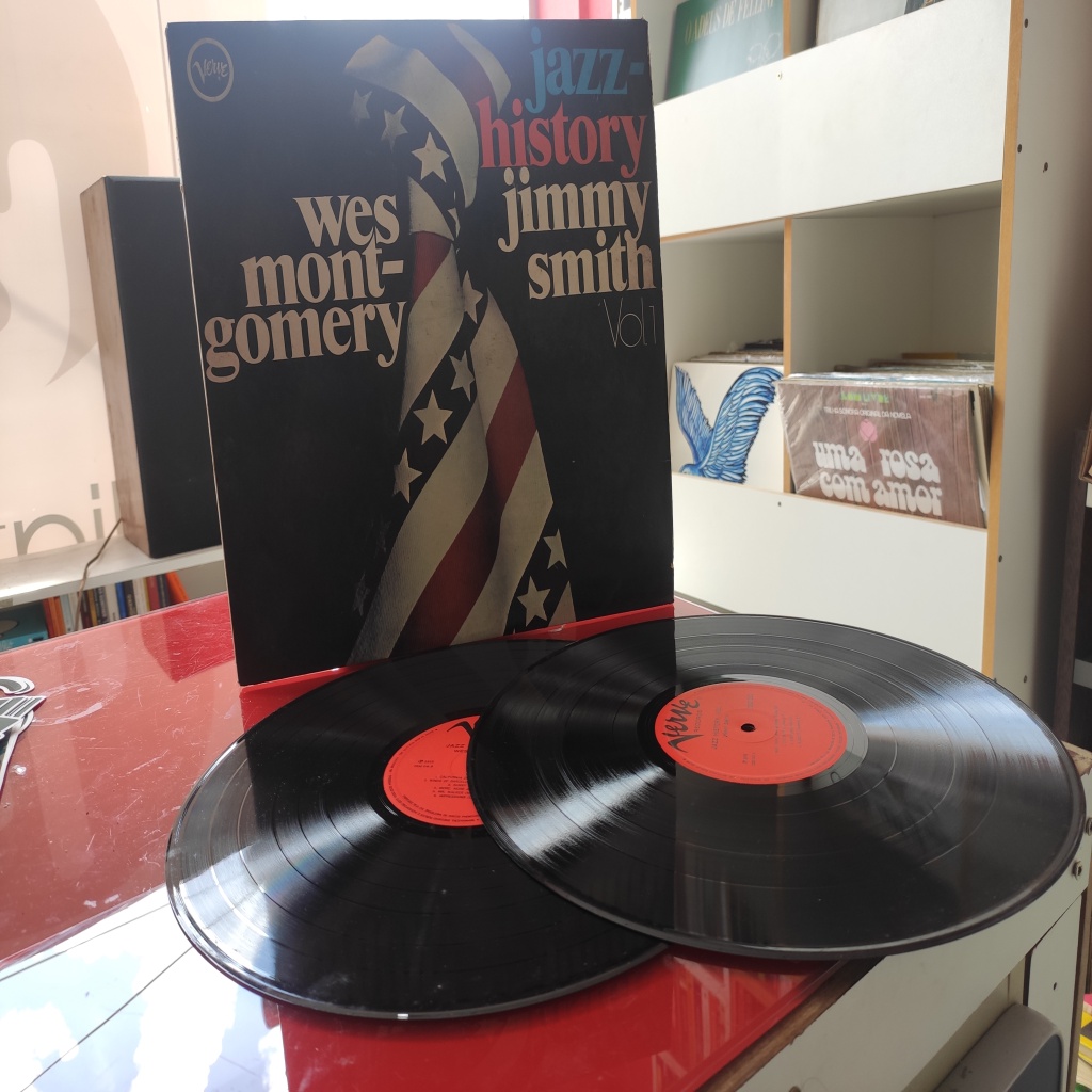 Jazz history duplo interprete Wes Montgomery e Jimmy Smith
