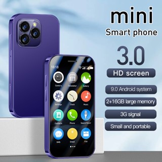 SOYES I14 Mini Smartphone S13 PRO WCDMA 3G Rede Dual SIM Android 9.0 Quad Core 2GB 16GB Tela HD De 3.0 Polegadas Telefone Celular Pequeno