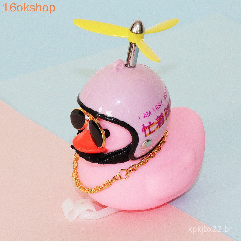 Mini pato rosa decoração itens para motocicleta DCK2 em Oferta na Shopee