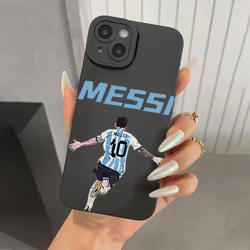 Copa Do Mundo Argentina M-Messi Mala Telefônica Para Samsung Galaxy S23 S21 S20 FE S21 S22 Plus S24 S23 Ultra Nota 20 Capa De Silicone Macia Fosca À Prova De Choque