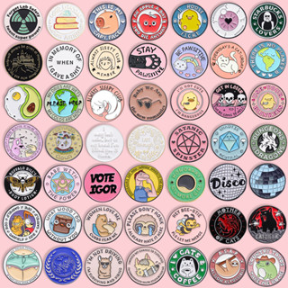 50 Novos Estilos De Broches Redondos De Esmalte De Cartoon Taylor Swift Backpack Badges Acessórios De Roupas Jóias De Presentes