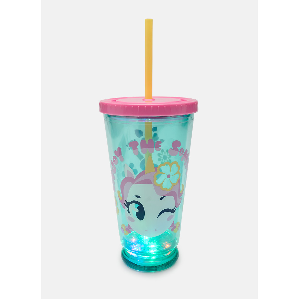 Copo LED Unicórnio Aloha - Puket em Oferta na Shopee