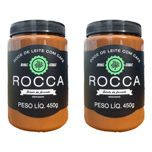 Doce de Leite Rocca Com Café Peso 400g c/2 unidades