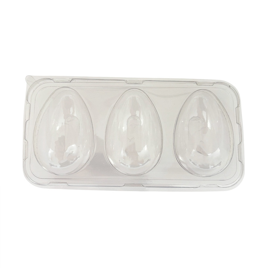 Blister 3 Ovos de Páscoa 50g - 6x4x4cm - 10 unidades - Rizzo.