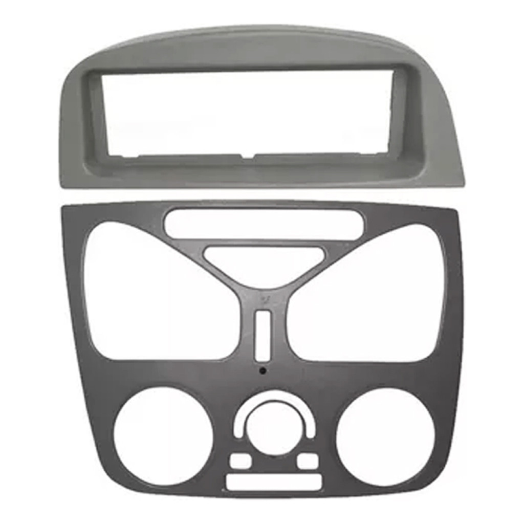 Kit Moldura Central C/ Ar Moldura Rádio Palio G2 Siena Radio
