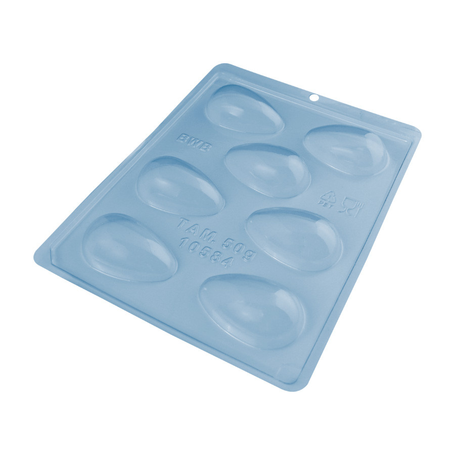 Forma de Acetato Simples Ovo Liso 50g - Ref.10584 - 1 unidade - BWB - Rizzo