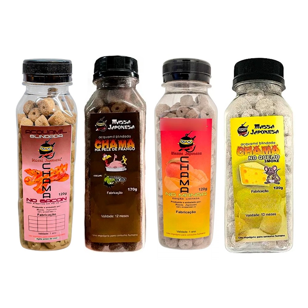 Ração Furadinha Ninja Acquamil Blindada 120g - Massa Japonesa em Oferta na Shopee