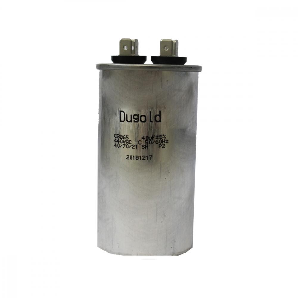 Capacitor Duplo 17,5+4MFD de Metal Dugold - 440V em Oferta na Shopee