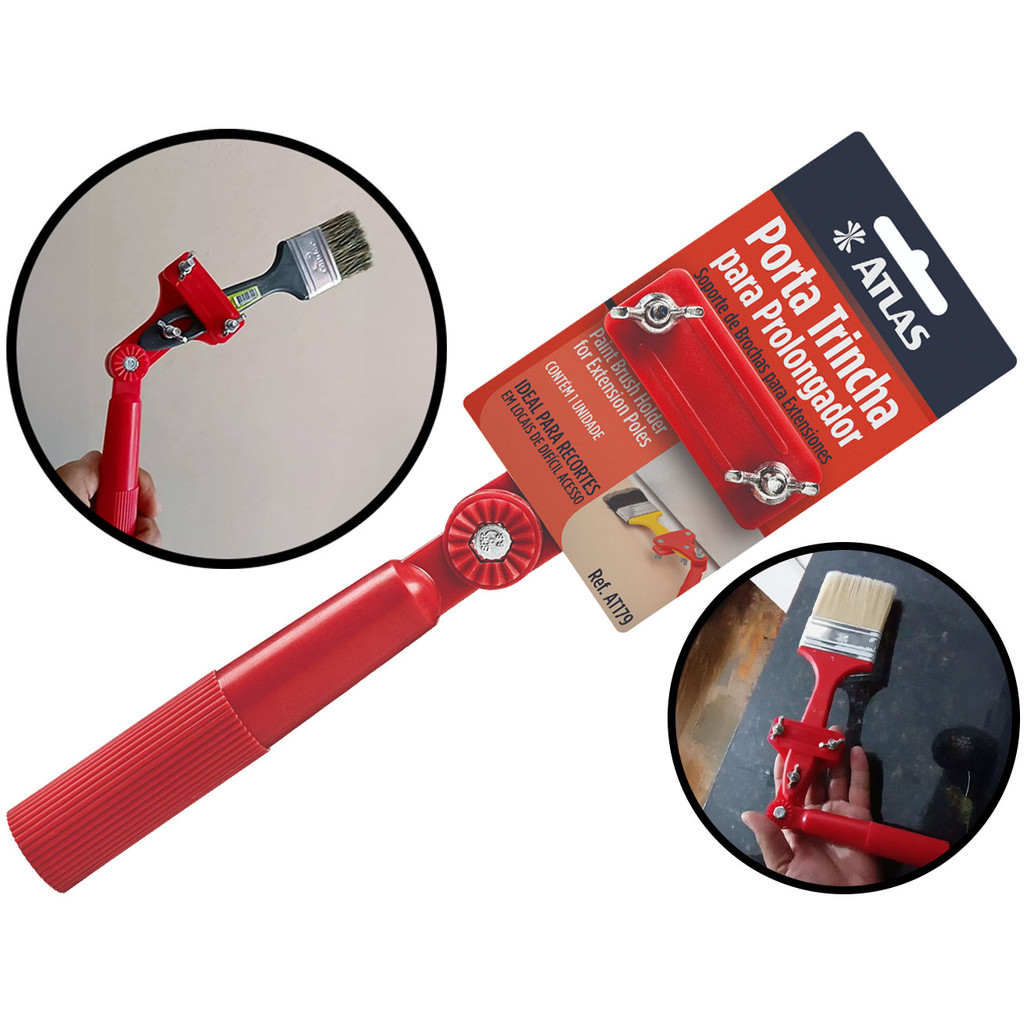 Suporte Articulado Para Prolongador Plástico Extensor Porta Pincel Trincha Atlas em Oferta na Shopee