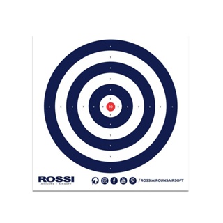 Alvo Papel Airguns Airsoft Azul 140x140mm 40und - Rossi em Oferta na Shopee