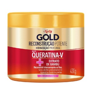 Máscara Capilar Niely Gold Queratina E Extrato De Bambu 430g