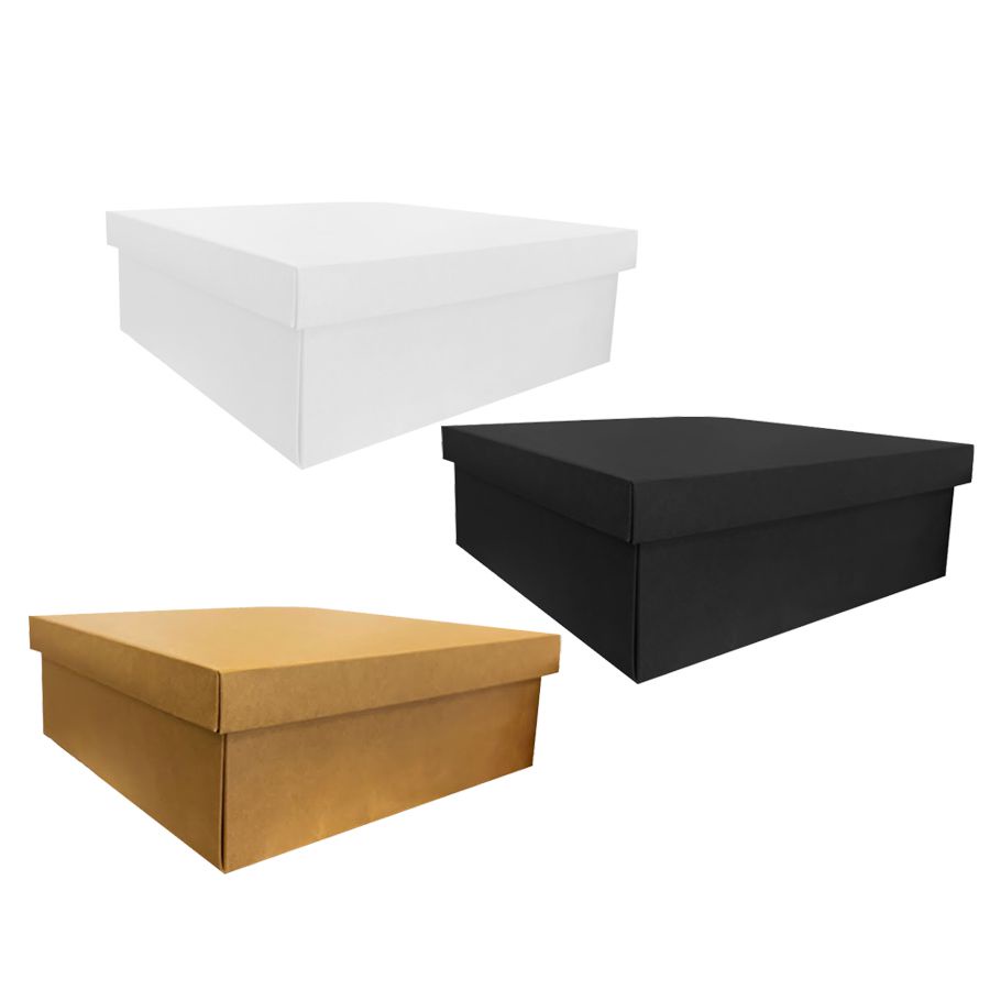 Caixa para Presente Luxo Quadrada - 27,5x27,5x10cm - 01 unidade - Artlille