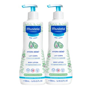 Kit 2 Hydra Bébé Mustela Leite Corporal 500ml