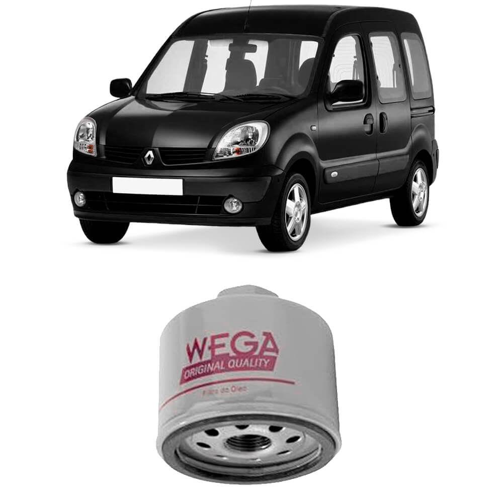 Filtro Óleo Renault Kangoo 1.0 2000 A 2005 Wega