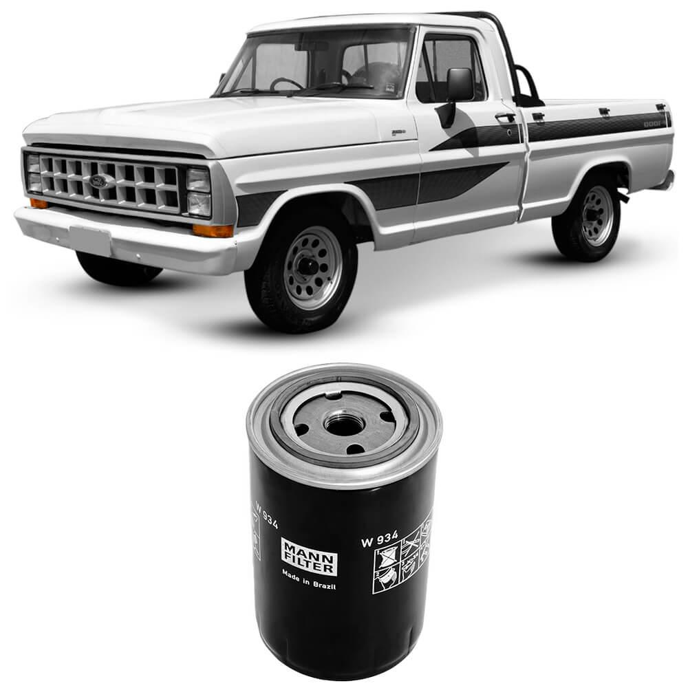 Filtro Óleo Ford F-1000 F-4000 81 A 98 Mann-filter W934