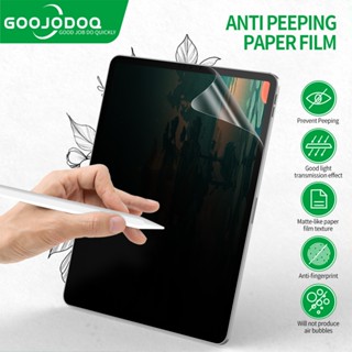 Película Protetora De Tela Goojodoq iPad , Anti-Peeping Para Gen10 9 8 7 6 Pro 11 12.9