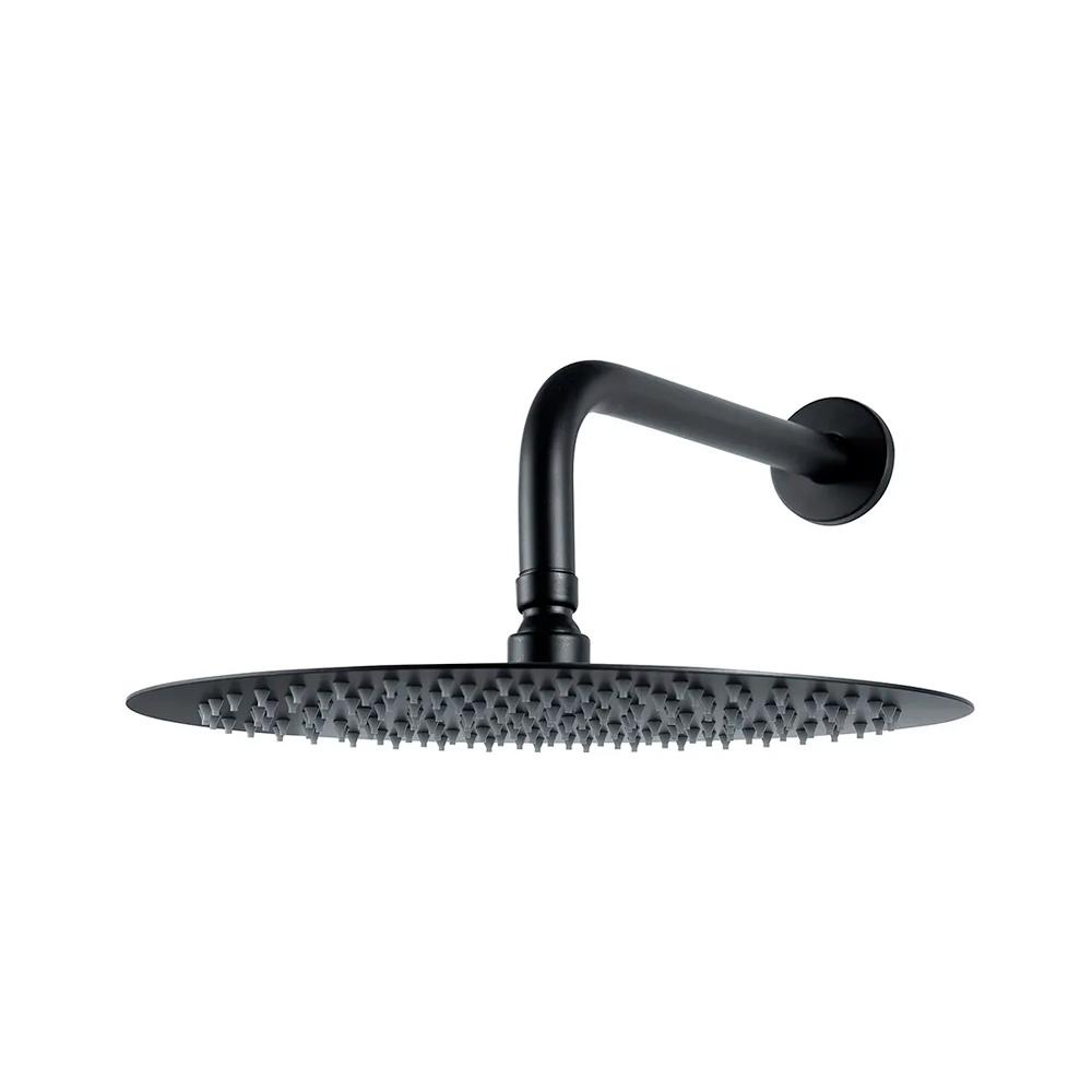 Ducha Chuveiro Redonda Inox 30 cm Curuá Fosco Pingoo - Preto em Oferta na Shopee