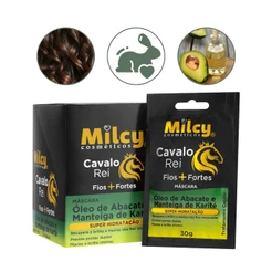 Mascara Capilar Oleo Abacate Hidratacao Cavalo Rei Milcy 30g