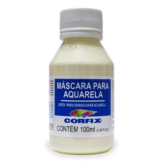 Máscara para Aquarela 100ml Corfix em Oferta na Shopee