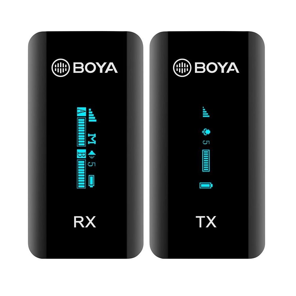 BOYA BY-XM6-K1 Microfone sem fio de canal duplo em Oferta na Shopee