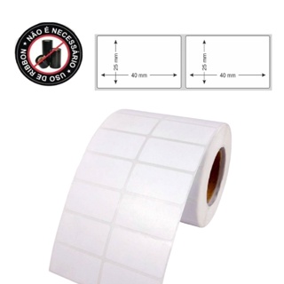 Etiqueta Térmica 40x25 2 Colunas - 1 Rolos em Oferta na Shopee