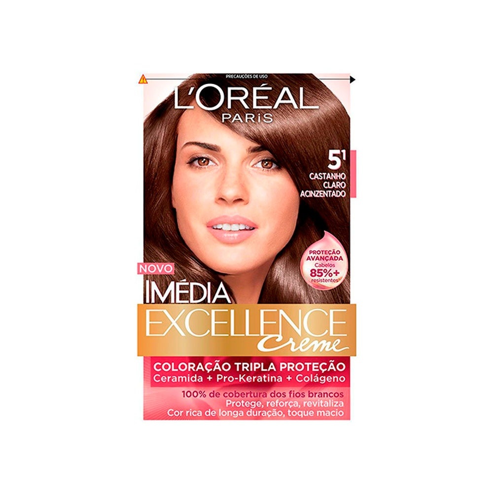 Tintura Imédia 5.1 Castanho Claro Ceniza em Oferta na Shopee