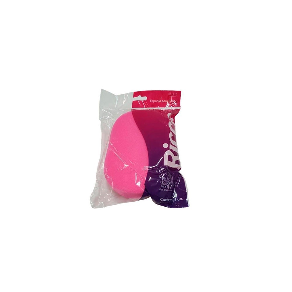 Esponja Banho Ricca Colors 1Un em Oferta na Shopee
