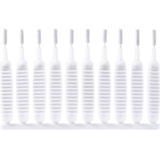 Kit 10 Escovas Escovinhas Delicada p/ Limpar Chuveiro Fogão Pequenos Orifícios Espiral Multi-função em Oferta na Shopee