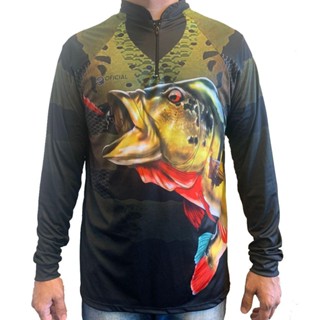 Camisa de Proteção Solar UV Tucunaré Açu - Oficial da Pesca