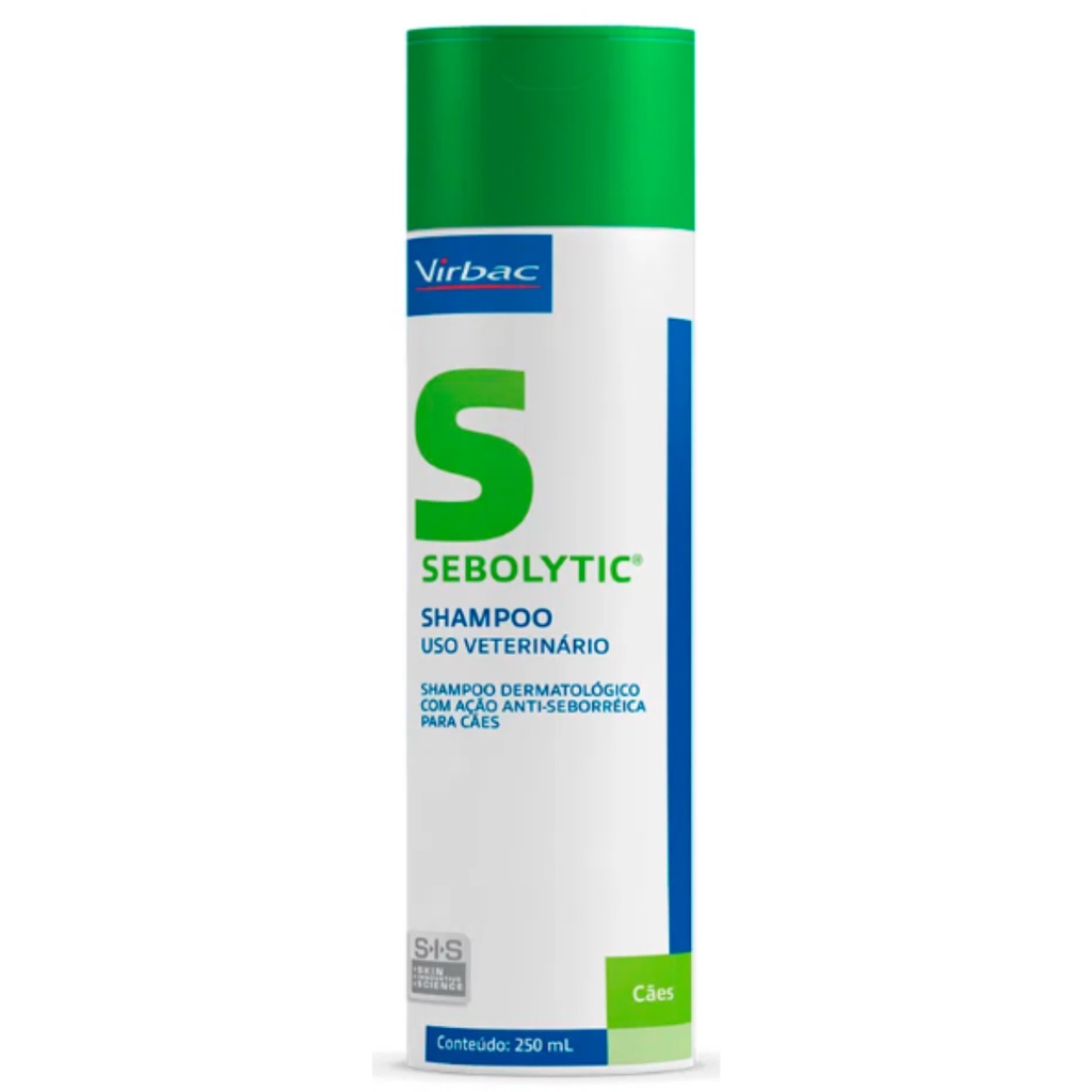 Shampoo Sebolytic Contra Seborréia Oleosa Para Cães 250ml - Pets