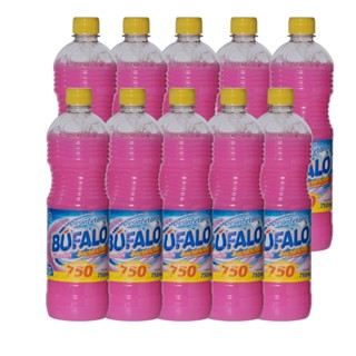 Kit com 10 Desinfetantes Búfalo Jasmin 750ML